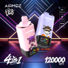 Airmez Fox 120K Puffs 4 in 1 Flavors Rechargeable LCD Display Disposable Vape EU Warehouse product image