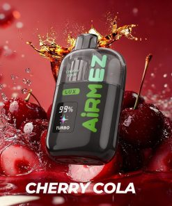 Airmez Lux 60000 60K Puffs Boost/Turbo Mode Rechargeable LED Display Disposable Vape EU Warehouse in Cherry Cola flavor