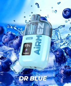 Airmez Lux 60000 60K Puffs Boost/Turbo Mode Rechargeable LED Display Disposable Vape EU Warehouse in Dr Blue flavor