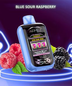 Airmez Matrix 30000 30K Puffs Lucky Room Gameplay LED Display Disposable Vape EU Warehouse in Blue Sour Raspberry flavor