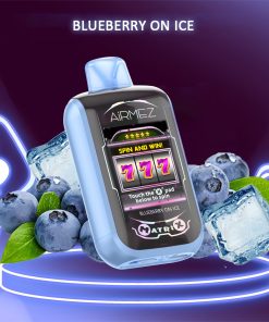 Airmez Matrix 30000 30K Puffs Lucky Room Gameplay LED Display Disposable Vape EU Warehouse in Blueberry On Ice flavor