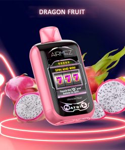 Airmez Matrix 30000 30K Puffs Lucky Room Gameplay LED Display Disposable Vape EU Warehouse in Dragon Fruit flavor