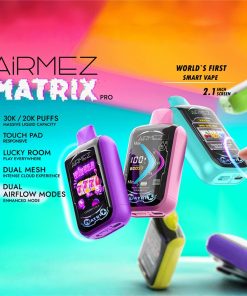 Airmez Matrix 30000 30K Puffs Lucky Room Gameplay LED Display Disposable Vape EU Warehouse product image