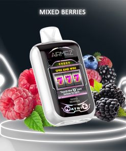 Airmez Matrix 30000 30K Puffs Lucky Room Gameplay LED Display Disposable Vape EU Warehouse in Mixed Berries flavor