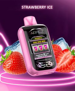 Airmez Matrix 30000 30K Puffs Lucky Room Gameplay LED Display Disposable Vape EU Warehouse in Strawberry Ice flavor