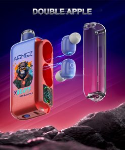 Airmez Xbeat 40000 40k Puffs Earphone LED Display Disposable Vape EU Warehouse in Double Apple flavor