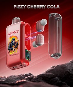 Airmez Xbeat 40000 40k Puffs Earphone LED Display Disposable Vape EU Warehouse in Fizzy Cherry Cola flavor