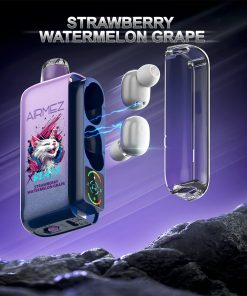 Airmez Xbeat 40000 40k Puffs Earphone LED Display Disposable Vape EU Warehouse in Strawberry Watermelon Grape flavor