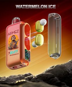 Airmez Xbeat 40000 40k Puffs Earphone LED Display Disposable Vape EU Warehouse in Watermelon Ice flavor