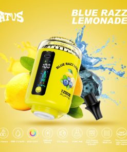 ATVS 120000 120K Puffs Hookah Head LED Display DTL Disposable Vape in Blue Razz Lemonade flavor