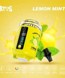 ATVS 120000 120K Puffs Hookah Head LED Display DTL Disposable Vape in Lemon Mint flavor