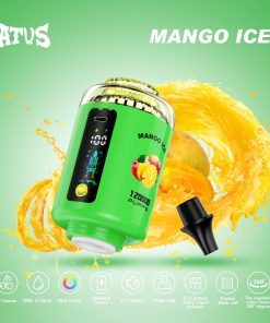 ATVS 120000 120K Puffs Hookah Head LED Display DTL Disposable Vape in Mango Ice flavor
