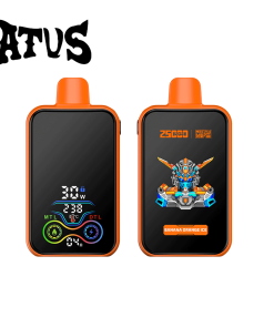ATVS 25000 25K Puffs DTL/MTL Modes LCD Display Disposable Vape in atvs 25000 banana orange ice flavor