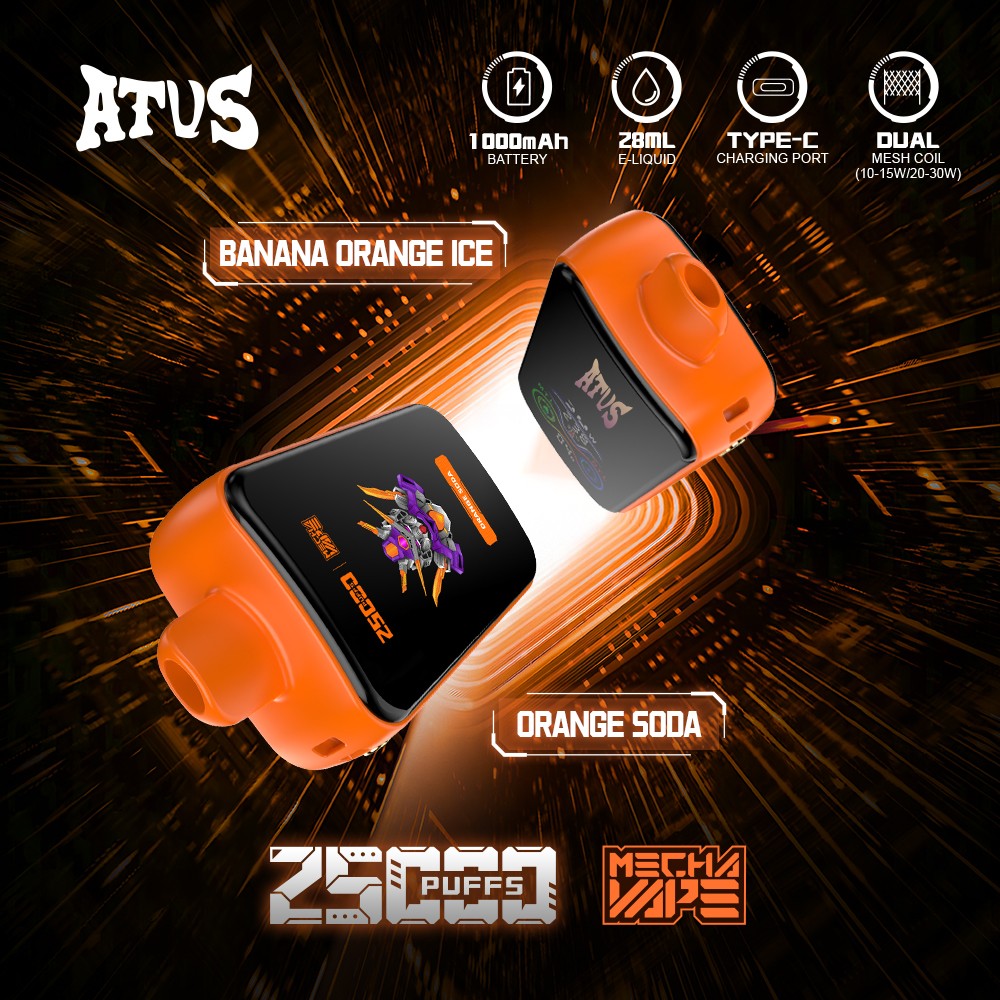 ATVS 25000 25K Puffs DTL/MTL Modes LCD Display Disposable Vape product image