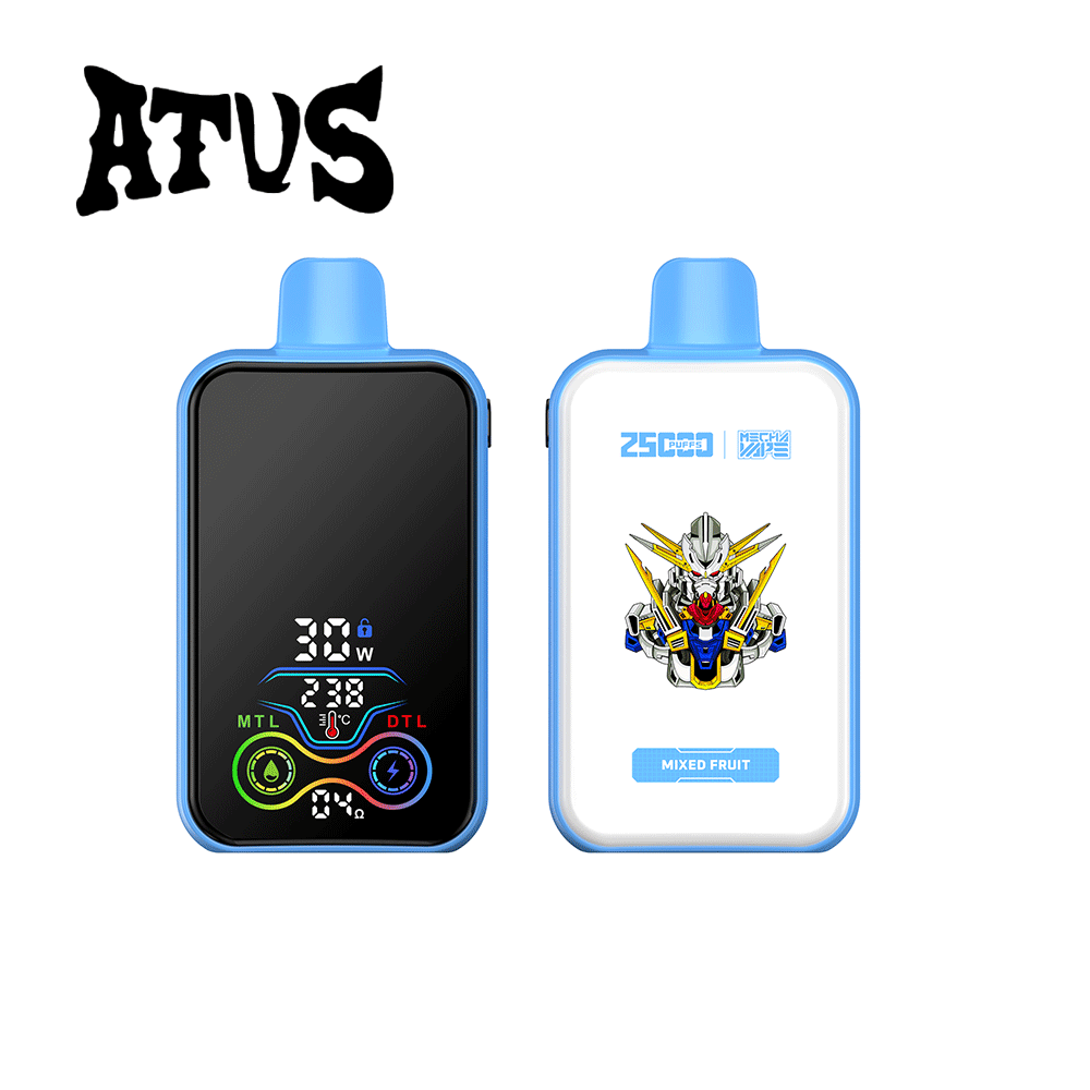 ATVS 25000 25K Puffs DTL/MTL Modes LCD Display Disposable Vape in Mixed Fruit flavor