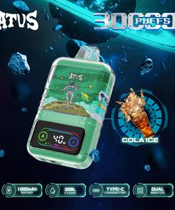 ATVS 30000 30K Puffs DTL/MTL Modes LCD Display Disposable Vape in Cola Ice flavor