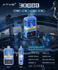 ATVS 30000 30K Puffs DTL/MTL Modes LCD Display Disposable Vape product image
