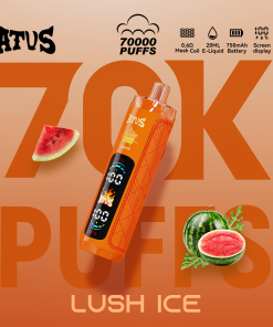 ATVS 70000 70K Puffs DTL/MTL Modes LED Display Disposable DTL in Lush Ice flavor