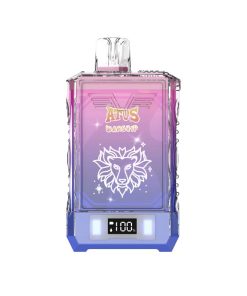 ATVS WARSHIP 18000 18K Puffs Edition Dual Mesh LCD Display Disposable Vape in Blueberry Ice flavor