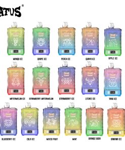ATVS WARSHIP 18000 18K Puffs Edition Dual Mesh LCD Display Disposable Vape in Mango Ice flavor