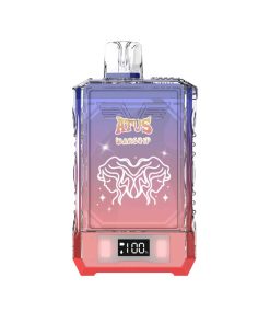 ATVS WARSHIP 18000 18K Puffs Edition Dual Mesh LCD Display Disposable Vape in Strawberry Ice flavor