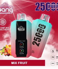 Bang 25000 25k Puffs 0% 2% 3% 5% Nicotine New LED Display Vape Pod in Random Mix flavor