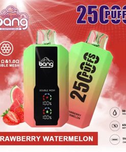 Bang 25000 25k Puffs 0% 2% 3% 5% Nicotine New LED Display Vape Pod in Strawberry Watermelon flavor