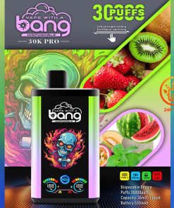 Bang 30K PRO 30000 Puffs Dual Flavor LED Disposable Vape in Love66 & Strawberry Kiwi flavor