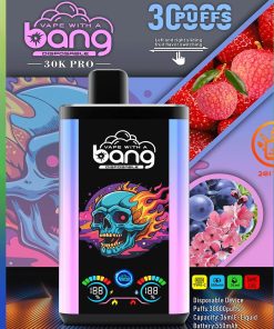 Bang 30K PRO 30000 Puffs Dual Flavor LED Disposable Vape in Sakura Grape & Strawberry Lychee flavor