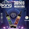 Bang 36 000 bouffées 36K 0% 2% 3% 5% Image du produit jetable à la nicotine
