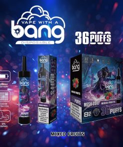 Bang 36000 36K Puffs 0% 2% 3% 5% Nicotine Disposable in Mixed Fruits flavor