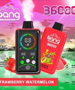 Bang 36000 Power Advanced Fingerprint Power Regulation 36K Puffs Disposable Vape in Strawberry Watermelon flavor