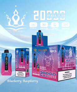 Bang Beach 20000 20K Puffs 0% 2% 3% 5% Nicotine New LED Display Vape Pod in Blueberry Raspberry flavor