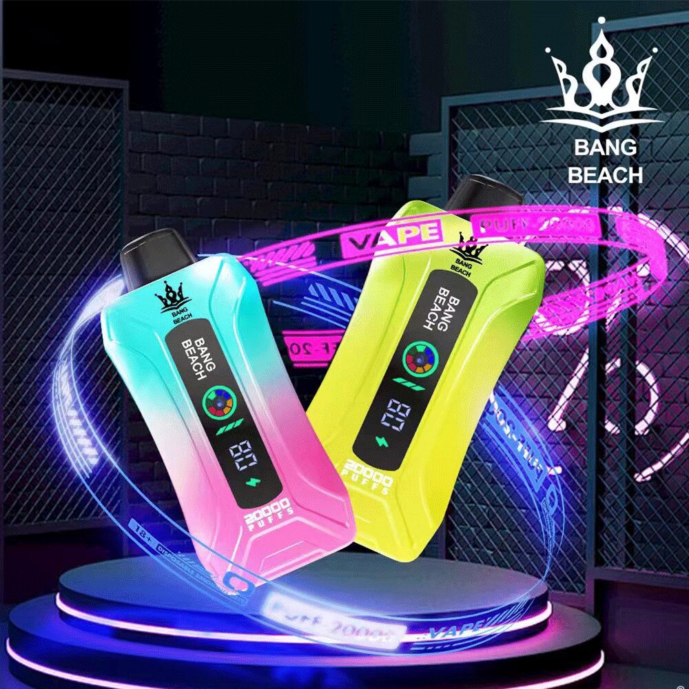 Bang Beach 20000 20K Puffs 0% 2% 3% 5% Nicotine New LED Display Vape Pod product image