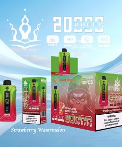Bang Beach 20000 20K Puffs 0% 2% 3% 5% Nicotine New LED Display Vape Pod in Strawberry Watermelon flavor