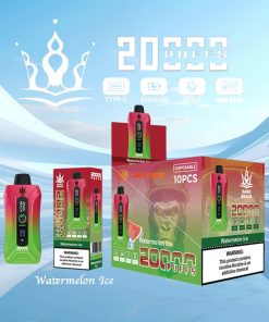 Bang Beach 20000 20K Puffs 0% 2% 3% 5% Nicotine New LED Display Vape Pod in Watermelon Ice flavor