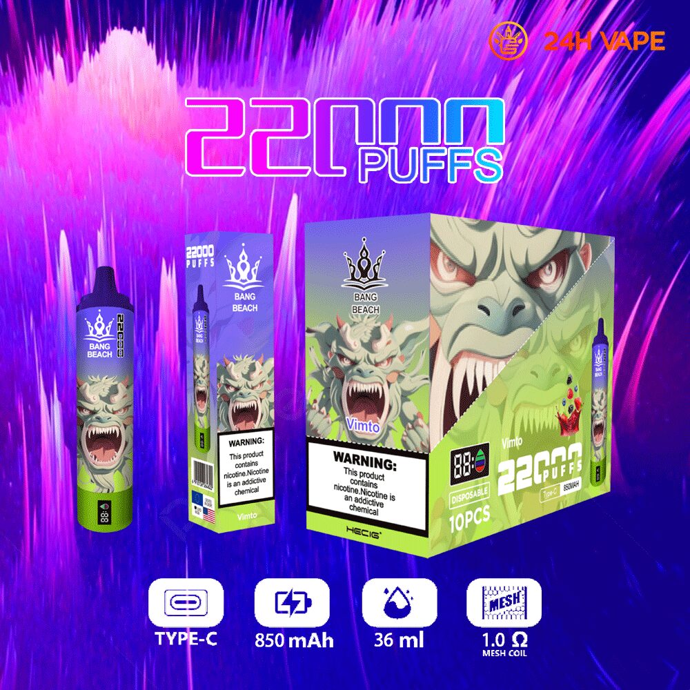 Bang Beach 22000 Puffs LED Display Edition Disposable in Bang Beach 22000 00008 flavor