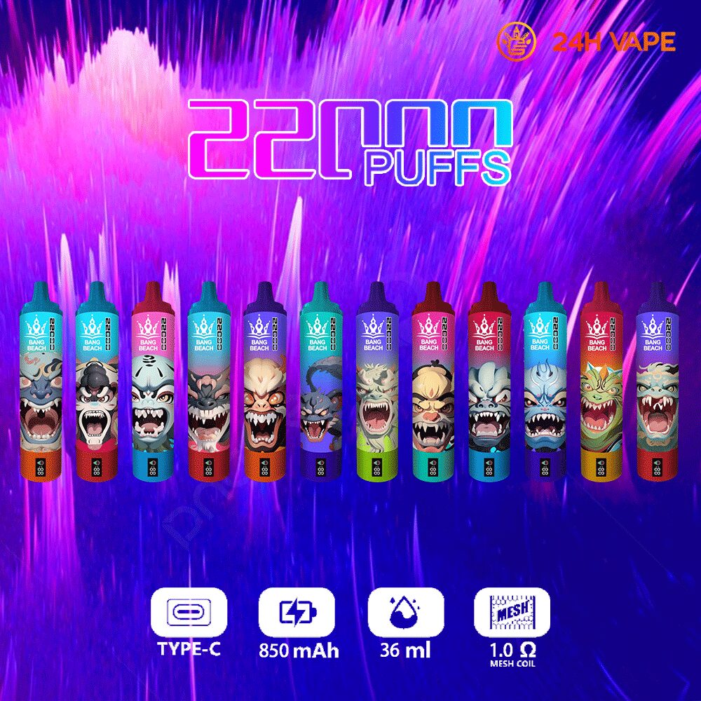 Bang Beach 22000 Puffs LED Display Edition Disposable product image