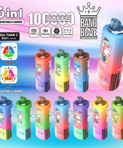 Bang Blaze 100000 100K Puffs 6 in 1 Flavors Rechargeable LED Display Disposable Vape product image
