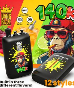 Bang Blaze 140000 140K Puffs 3 in 1 Flavors Rechargeable Disposable Vape product image