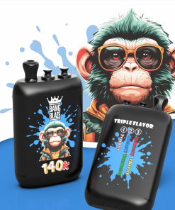 Bang Blaze 140000 140K Puffs 3 in 1 Flavors Rechargeable Disposable Vape in Peach Ice / Blueberry Watermelon / Strawberry Lemon Ice flavor