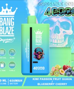Bang Blaze 40000 40K Puffs 2% 3% 5% Nicotine Double Taste Disposable Vape in bang blaze 40k 40000 kiwi passion fruit guava blueberry cherry flavor