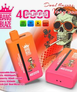 Bang Blaze 40000 40K Puffs 2% 3% 5% Nicotine Double Taste Disposable Vape product image