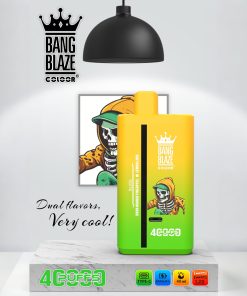 Bang Blaze 40000 40K Puffs 2% 3% 5% Nicotine Double Taste Disposable Vape in Mango Ice & Strawberry Mango flavor
