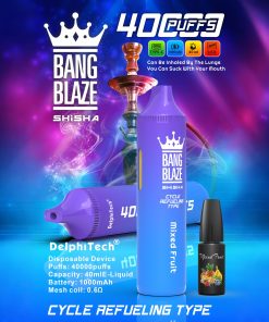 Bang Blaze 40k 40000 Puffs 2% 5% Nicotine Riginal Refillable Oil Vape in Random Mix flavor