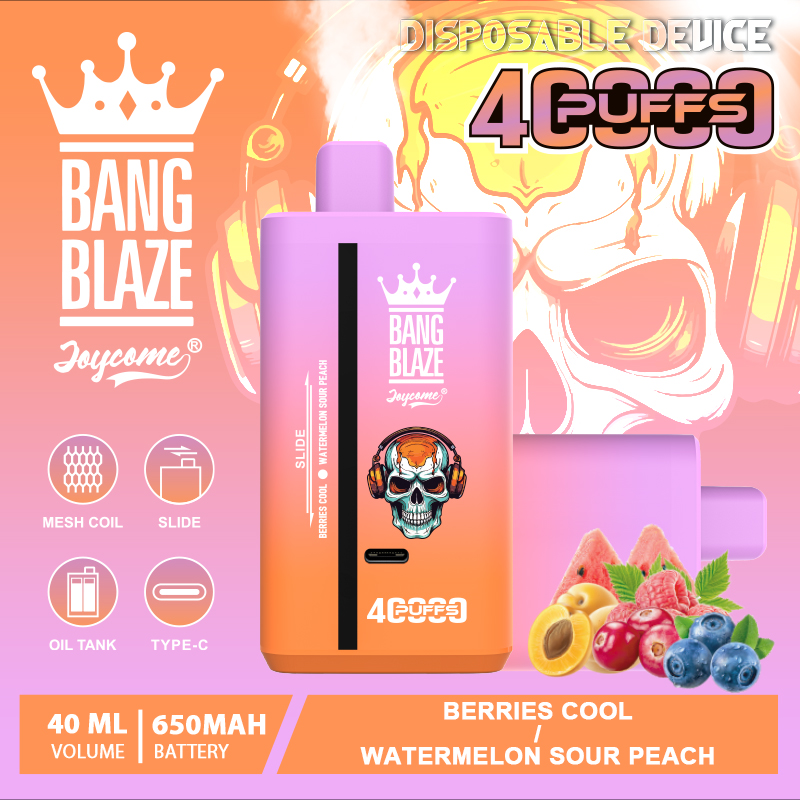 Bang Blaze 40000 40K Puffs 2% 3% 5% Nicotine Double Taste Disposable Vape in Random Mix flavor