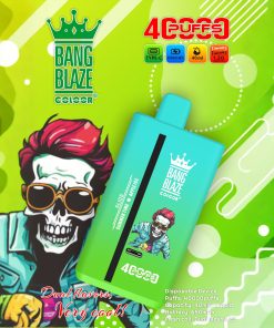 Bang Blaze 40000 40K Puffs 2% 3% 5% Nicotine Double Taste Disposable Vape in Summer Time & Apple Ice flavor