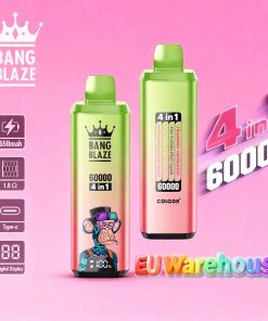 Bang Blaze 60000 60k Puffs 4 in 1 Flavors LED Display Disposable Vape EU Warehouse product detail image