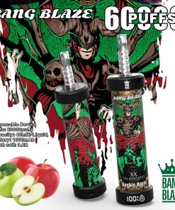 Bang Blaze 60k 60000 Puffs LCD Display Disposable in bang blaze 60k 60000 double apple flavor