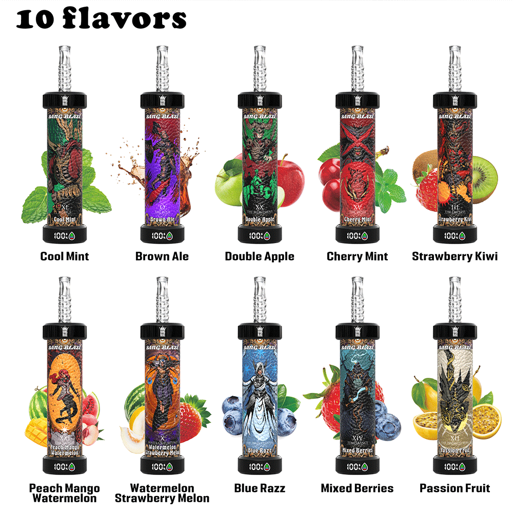 Bang Blaze 60k 60000 Puffs LCD Display Disposable in Random Mix flavor